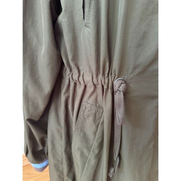 Free People Women's Windswept Jacket Green Olive Lightweight Size XS No Hood - Picture 13 of 16